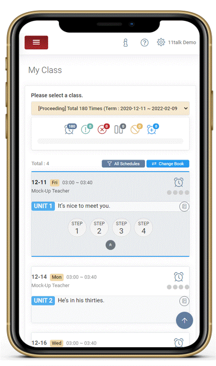 4step system mobile demonstration